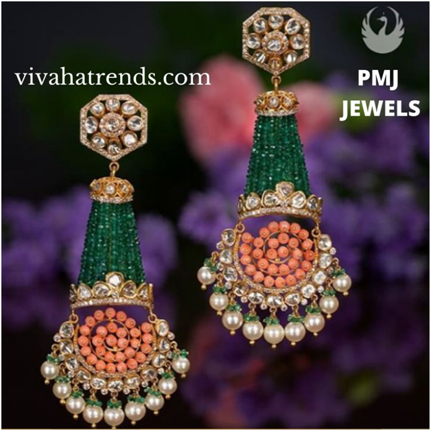 Top 10 Latest Diamond earrings designs - Vivaha Trends